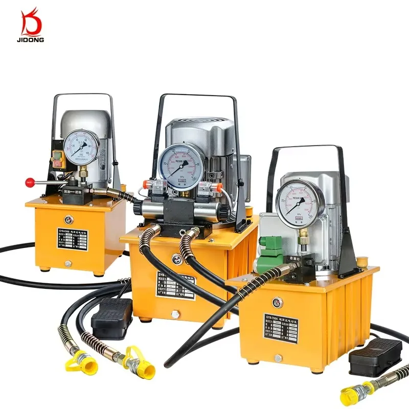 0.75kw High Quality Single Stage Electric Hydraulic Pump Pedal Control Unit Single Circuit Hydraulic Pump For High Pressure
