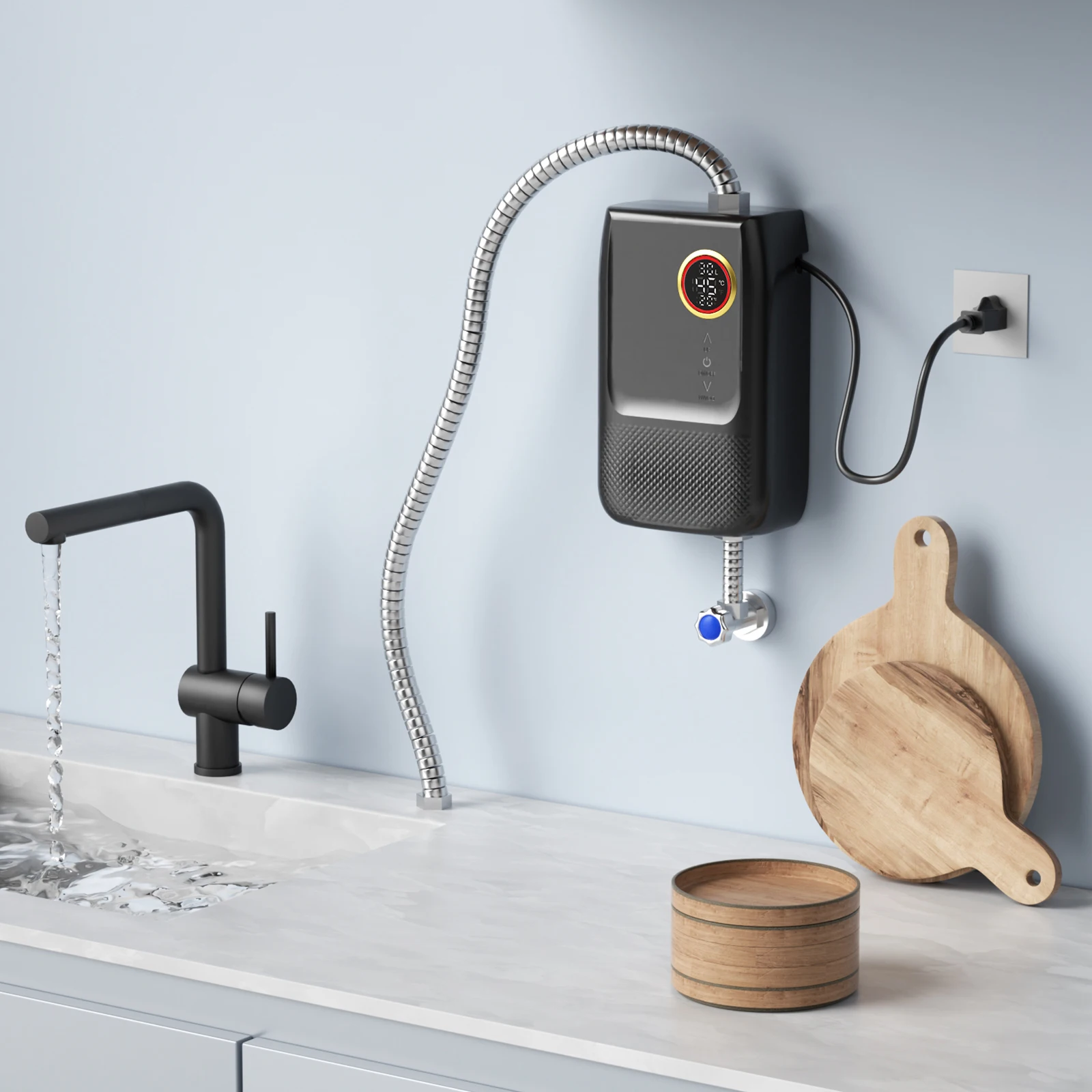 chauffe-eau-instantane-abs-110v-3000w-blanc-noir-bouton-tactile-mural-pour-maisons-et-ecoles