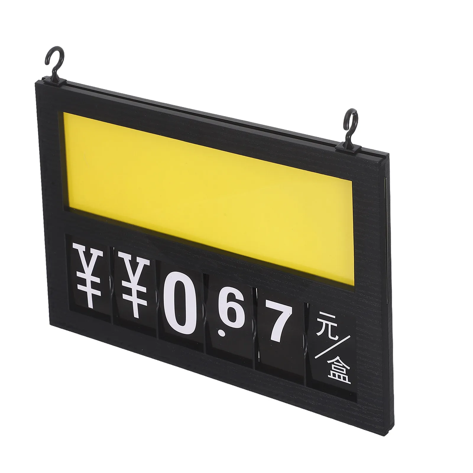 Hanging A4 Fruit Vegetable Price Tag Numbers Currency Symbol Erasable Shop Display Board Supermarket Store Retail Price Label