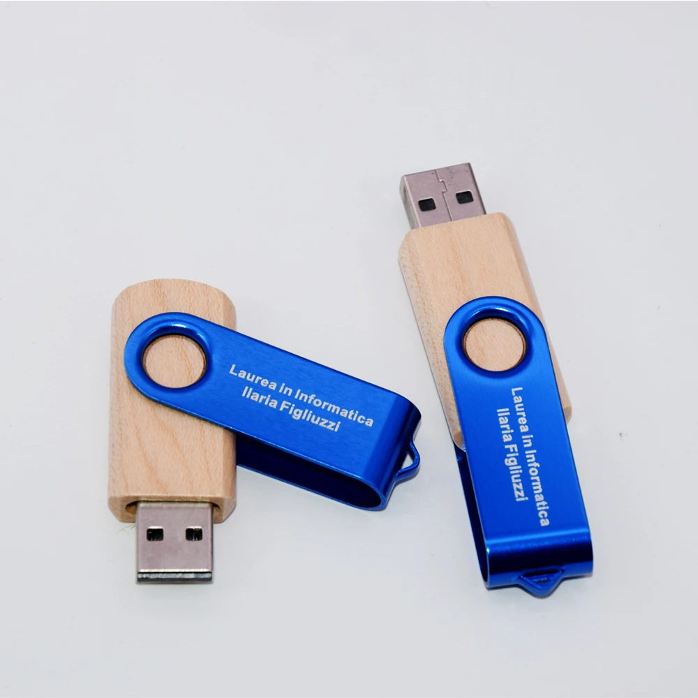 50 Stks/partij Custom Houten Logo Bruiloft Bedrijf Gift Pen Drive 4Gb 8Gb 16Gb 32Gb 64Gb Usb 2.0 Memory Stick Flash Drive