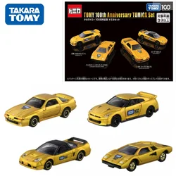 TAKARA TOMY Tomica NEW TOMY 100th Anniversary TOMICA Set Alloy Toys Motor Vehicle Diecast Metal Model Gift for Children Boys