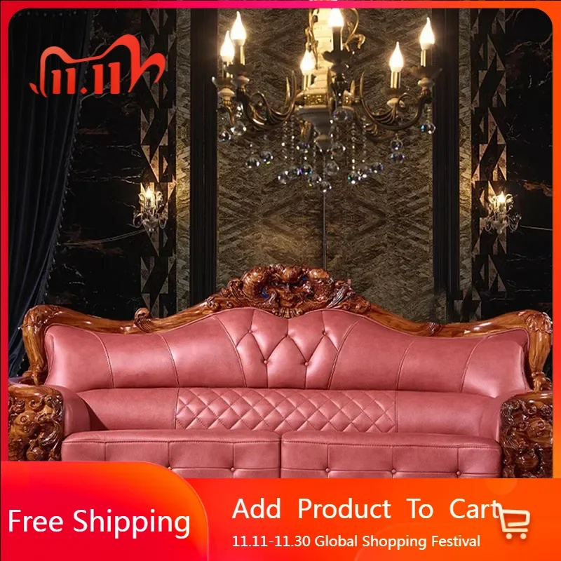 

Designer Luxury Living Room Sofas Minimalist Leather Recliner Floor Balcony Sofas Relaxing Garden Divano Lounge Suite Furniture