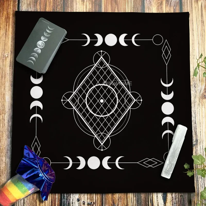 Tarot Tablecloth Celtic Knots Altar Cloth Pagan Spiritual Pendulum Witchcraft Astrology Oracle Card Pads Small tablecloth