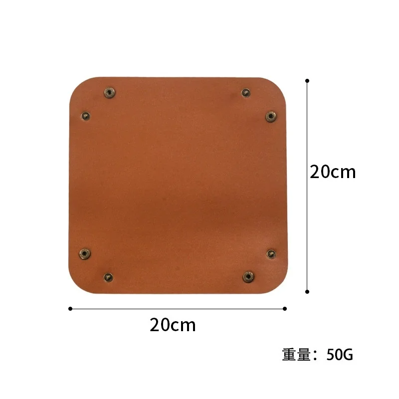 2026 New Leather Herb Tobacco Rolling Tray Foldable Cigarette Tobacco Rolling Tray Roller Grinder  Herb Tobacco Storage Tray