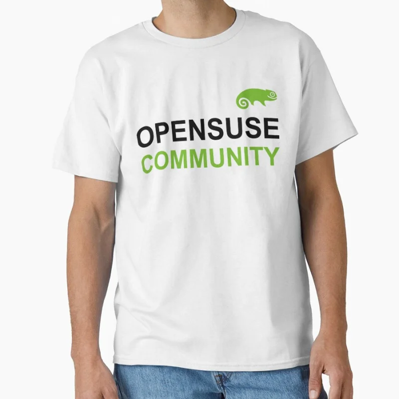 

Opensuse Community Funny Ubuntu Linux software engineer gift T-shirt for developer large size Adult Tops S-6XL mens clothing