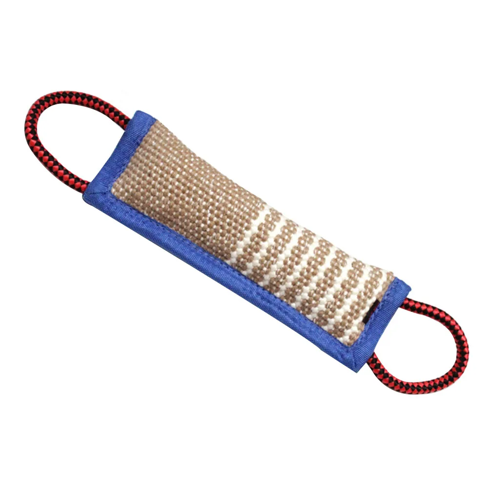 

1pcs Dog Training Bite Wedge High-Grade Jute Chew Pillow For Dental Health Bite Resistant Lightweight Molar For Dogs Pet