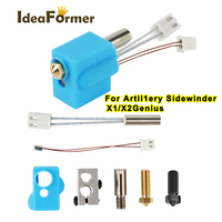 3D Printer Accessories Hotend 24V 64W Assembled Kit J-Head 0.4mm Volcano Nozzle 1.75mm For Artillery Sidewinder X1 Genius Print