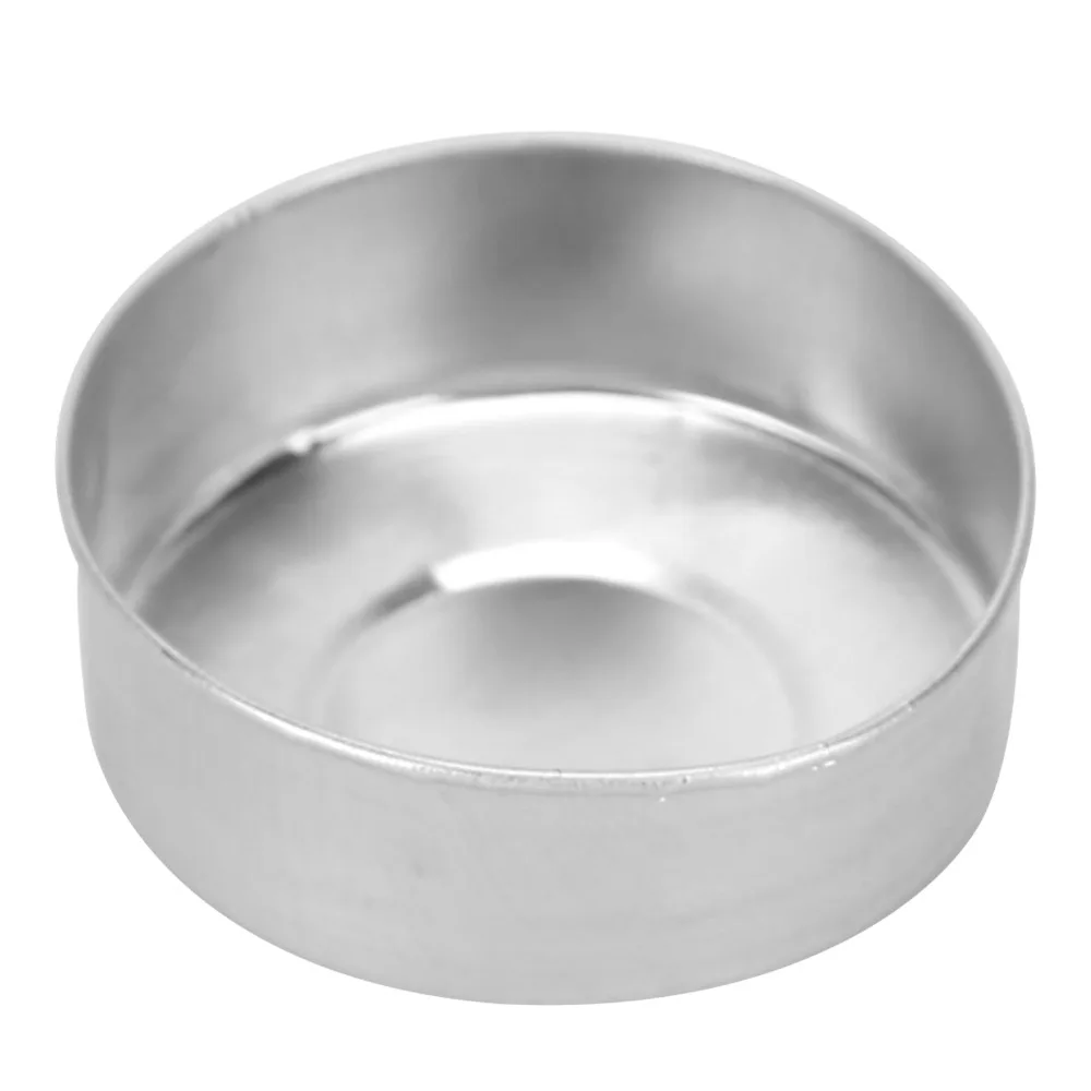 50 Pcs Aluminum Tea Light Cups Sliver Heat Resistant Candle Mold Container 1.37 X 1.37 X 0.55 in Portable Size