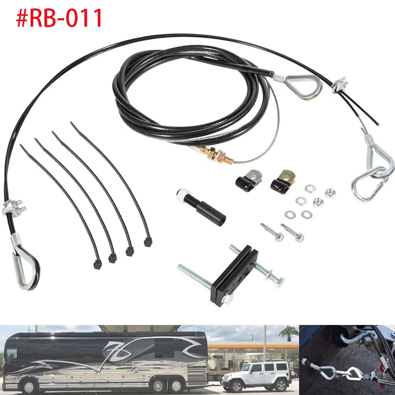 

RB-011 Ready Brake Extra Cable Kit for RV Towing Control Wiring Harness System, Connect with Towed Vehicle Brake Pedal