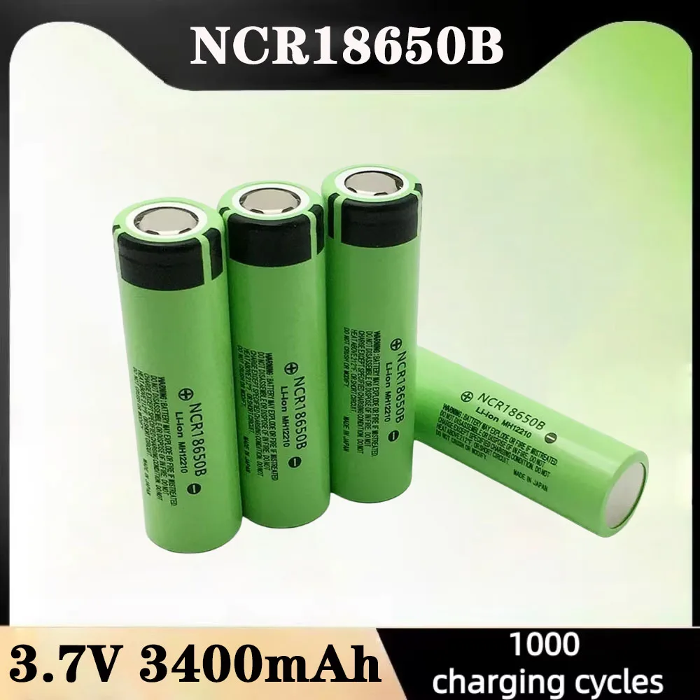 Optional 3.7V 3400mAh 18650 Lithium Battery High Power Long Life For Outdoor Lighting Electronic Accessories DIY Projects
