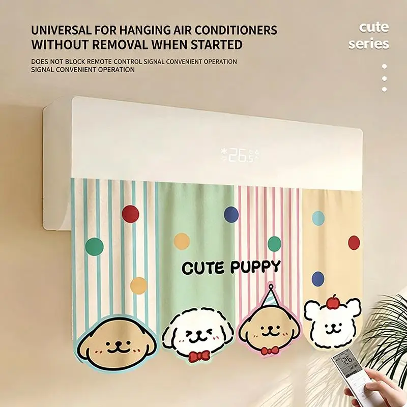 1Pc Animal Cartoon Self-Adhesive Door Curtain Privacy Partition For Bedrooms Living Rooms Bathrooms - No Perforations Needed