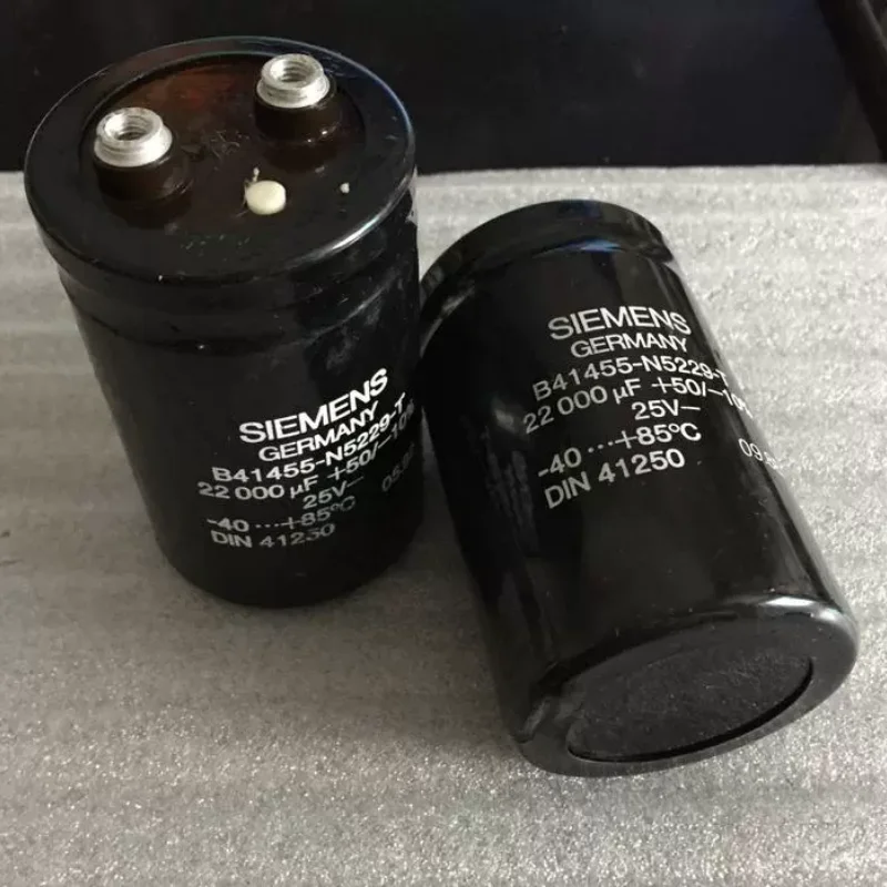 

3-5 шт. SIEMENS Германия Siemens DIN41250 серии 22000 мкФ 25 В фильтр усилителя мощности электролитический конденсатор