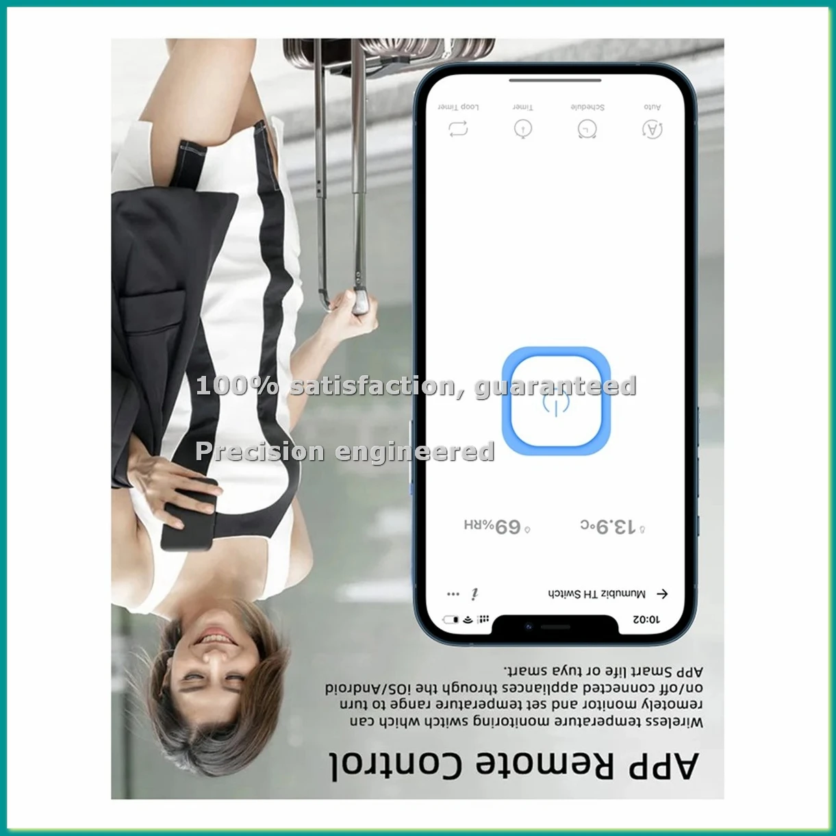 For Smart WiFI Switch Temperature and Humidity Monitoring 16A 3000W Switch with TH Sensor,for , HomeA-TCES