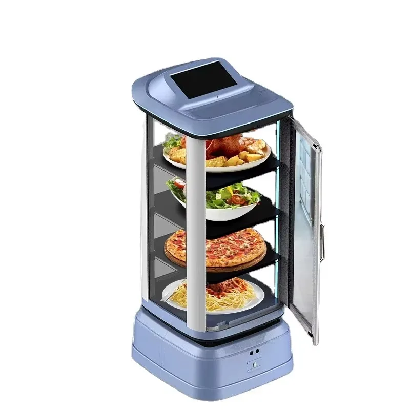 New Intelligent Service Delivery Robot With Active Obstacle Avoidance For Restaurant Catering Office Logistics