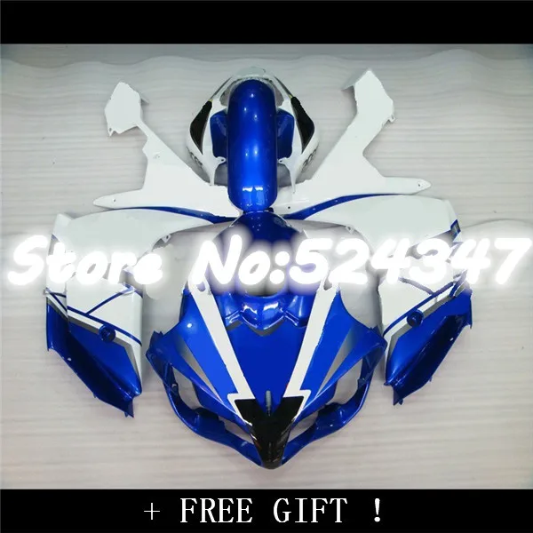 white blue YZF-R1 07-08 Blue white YZFR1 YZF1000 2007 2008 YZF 07 08 YZF 1000 Blue black YZF R1 07 08 Fairing for Yamaha-Hey