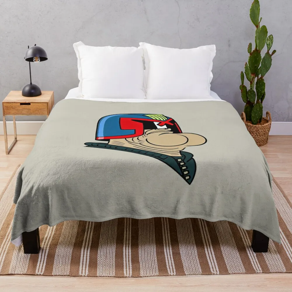 Dreaded Judge Dredd - I Am the Law vol.35 Throw Blanket Beautifuls blankets ands wednesday Giant Sofa Blankets