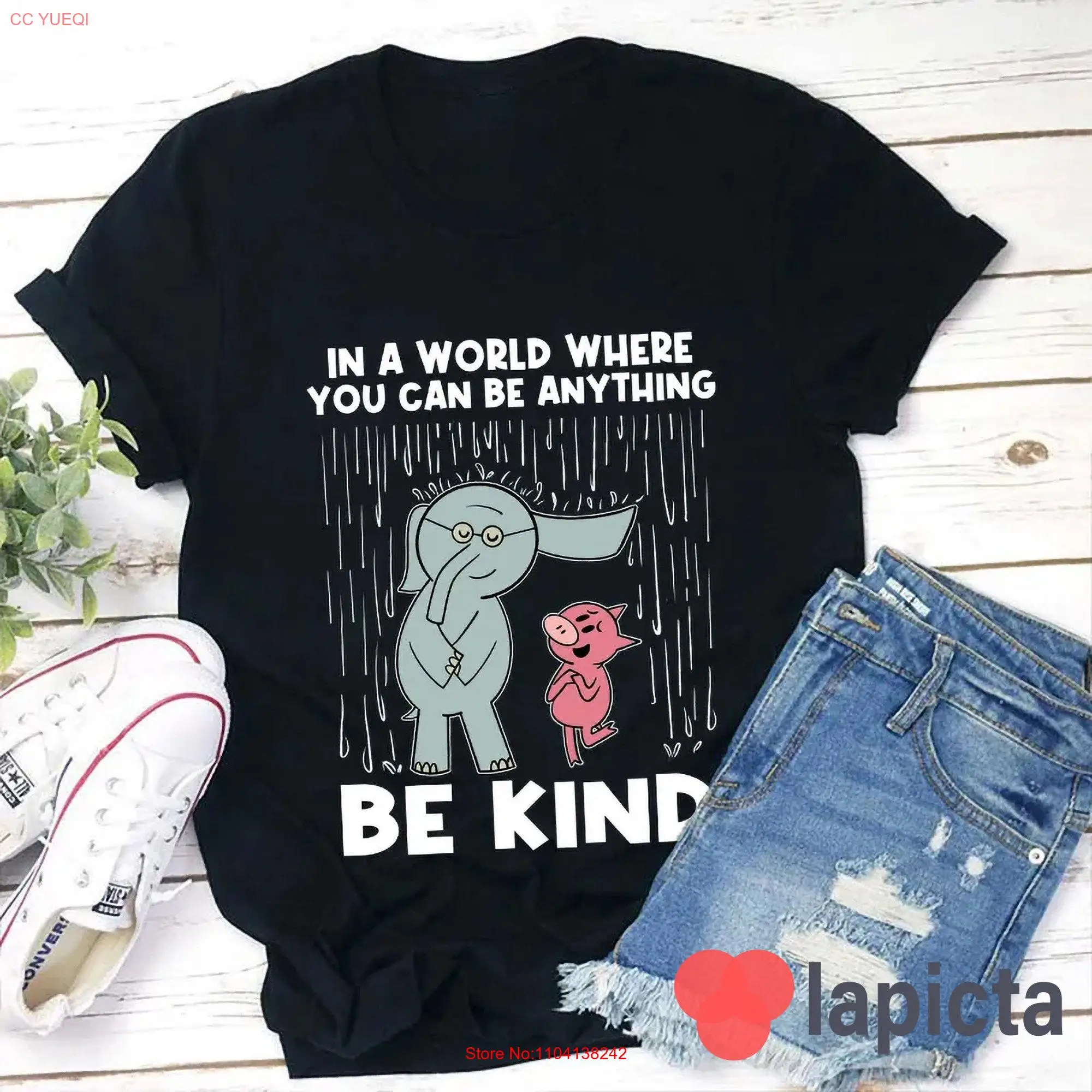 Be Kind In A World Where You Can Anything Teacher T Shirt Kindergarten For long or short sleeves