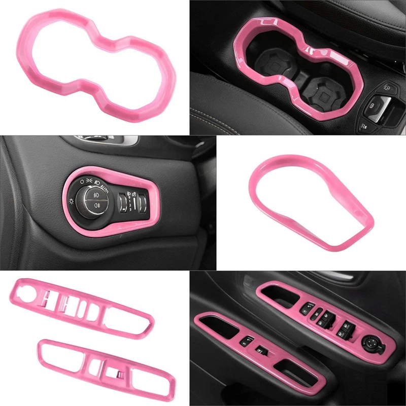 31Pcs Car Interior Accessories Decoration Set For Jeep Renegade 2015-2020