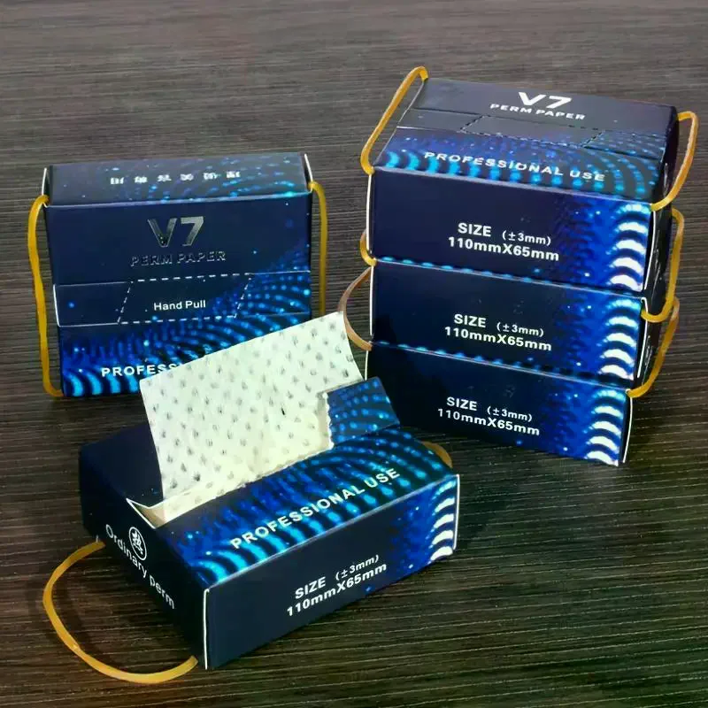 Curling Papers Perm Papers For Hair Curling Salon Disposable Tissue With High Temperature Resistance For Cold And Hot Perms Hair