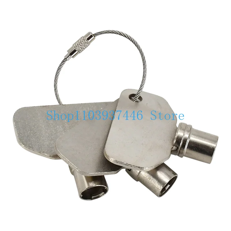 3Pcs Action Nickel Plated Steel Large Compression Latch Tubular Barrel Key E3-5-15 E3-26-715-15 for RV Motorhome Campers