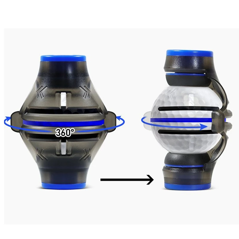 Вращающаяся линия для гольфа, эргономичный инструмент для выравнивания и размещения, маркер для линии гольфа, маркер-ручка