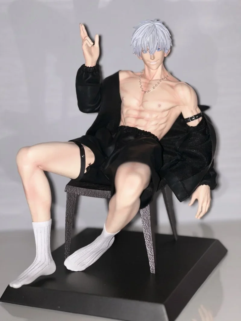 Limited Edition Gk Jujutsu Kaisen Gojo Satoru Handwork Statue Action Figures Collectible Model Toy Room Ornaments Surprise Gift