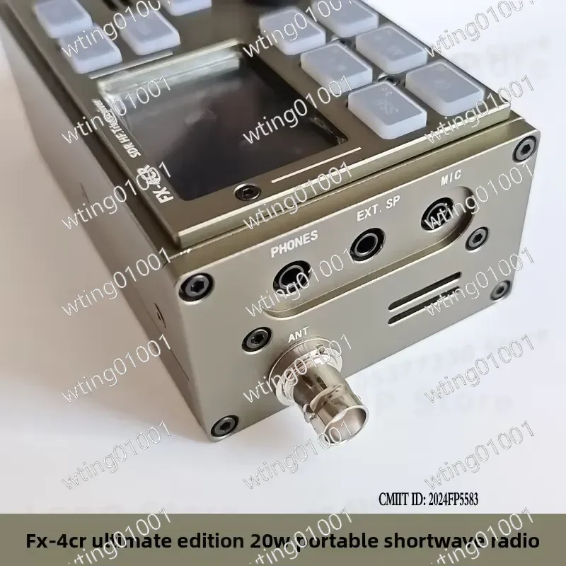 for FX4CR Pocket Elf 20W SDR Handheld Shortwave Radio with Built in Bluetooth Sound Card and Approval Code Portable Receiver