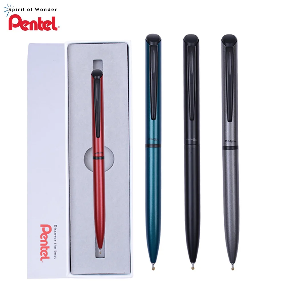 

Japan Pentel Gel Pen BLN2005 Metal Pen Holder Low Center of Gravity Needle Quick-drying Signature Pen 0.5mm Stationery