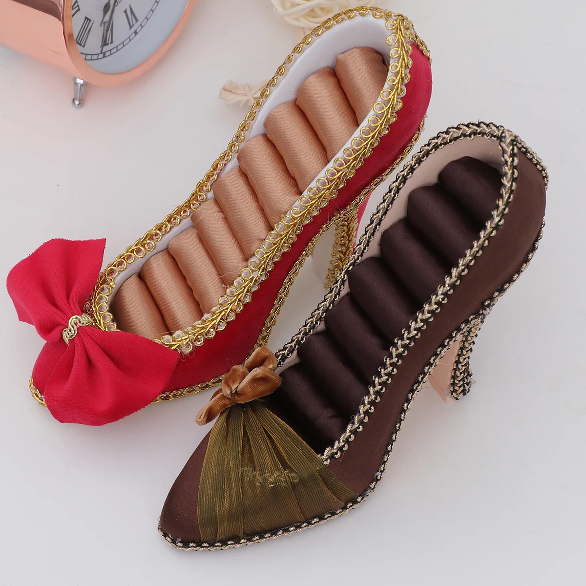 

1PCS High Heel Jewelry ganizer Display Stand Earring Storage Rack Stylish Holder for Creative Decoration