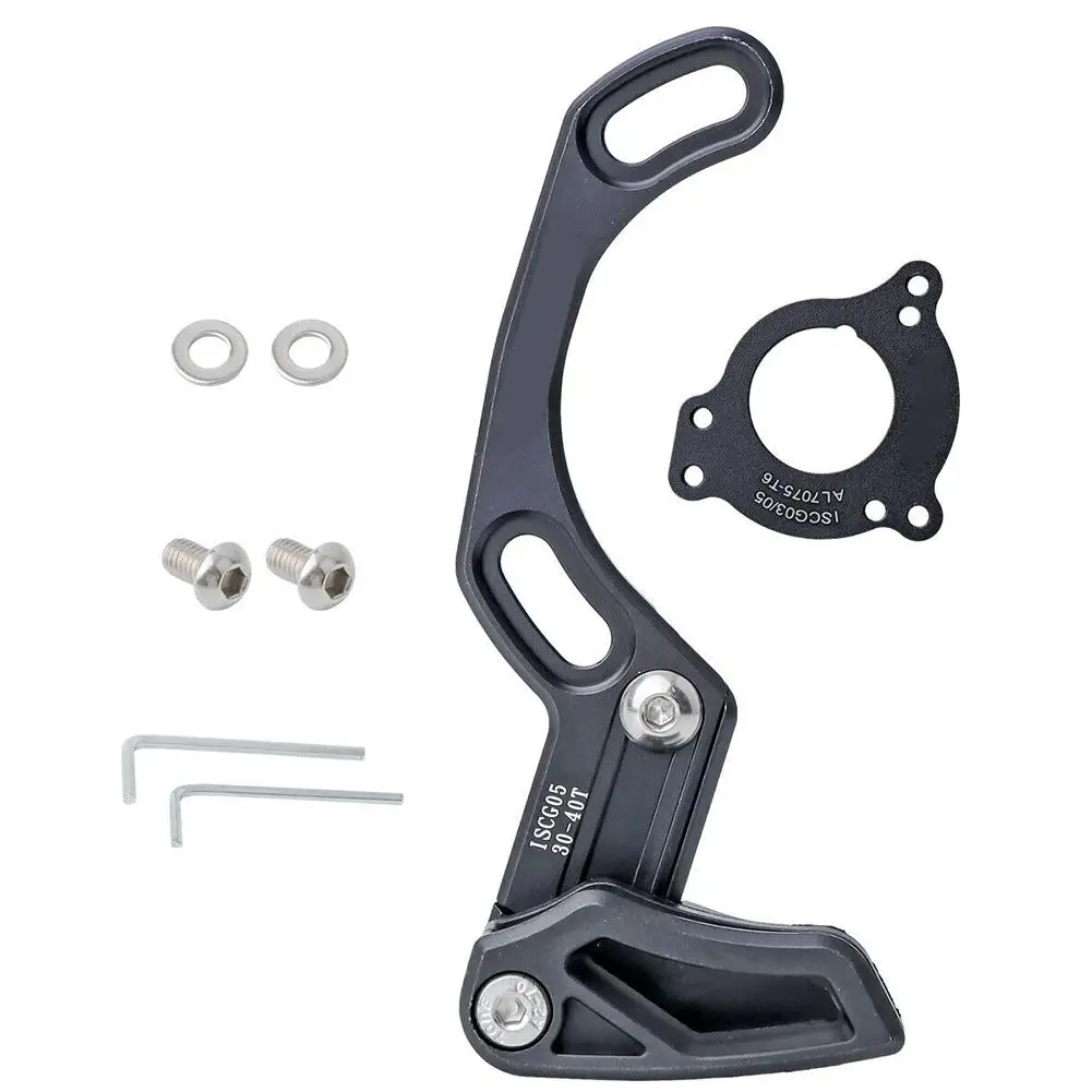 Mountain Bike Chain Guide 30T 40T Circle Single Chainring Compatible with ISCG03 ISCG05 with Lightweight Design