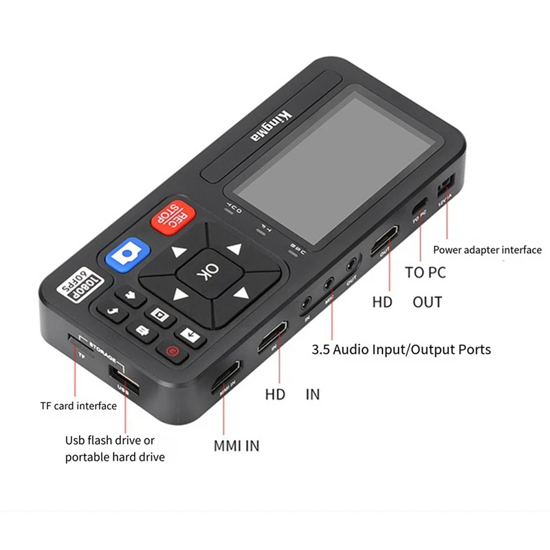 صندوق تسجيل عالي الدقة لالتقاط الفيديو كما هو موضح ABS - صندوق تسجيل دورة الدفع عبر الإنترنت المتوافق مع الأفلام التلفزيونية