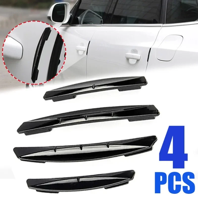 

4pcs/set Car Door Edge Guards Protector Strips Universal Door Anti-Collision Scratch Protection Crash Protective Guard Strip