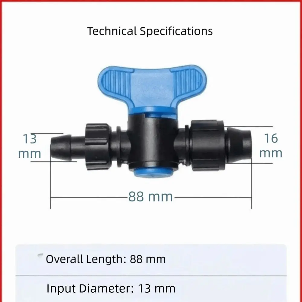 38mm Bottle Mouth Fit Water Bottle Tap Adapter Butterfly Handle Flow Adjustable Camping Water Control Valve Easy Installation