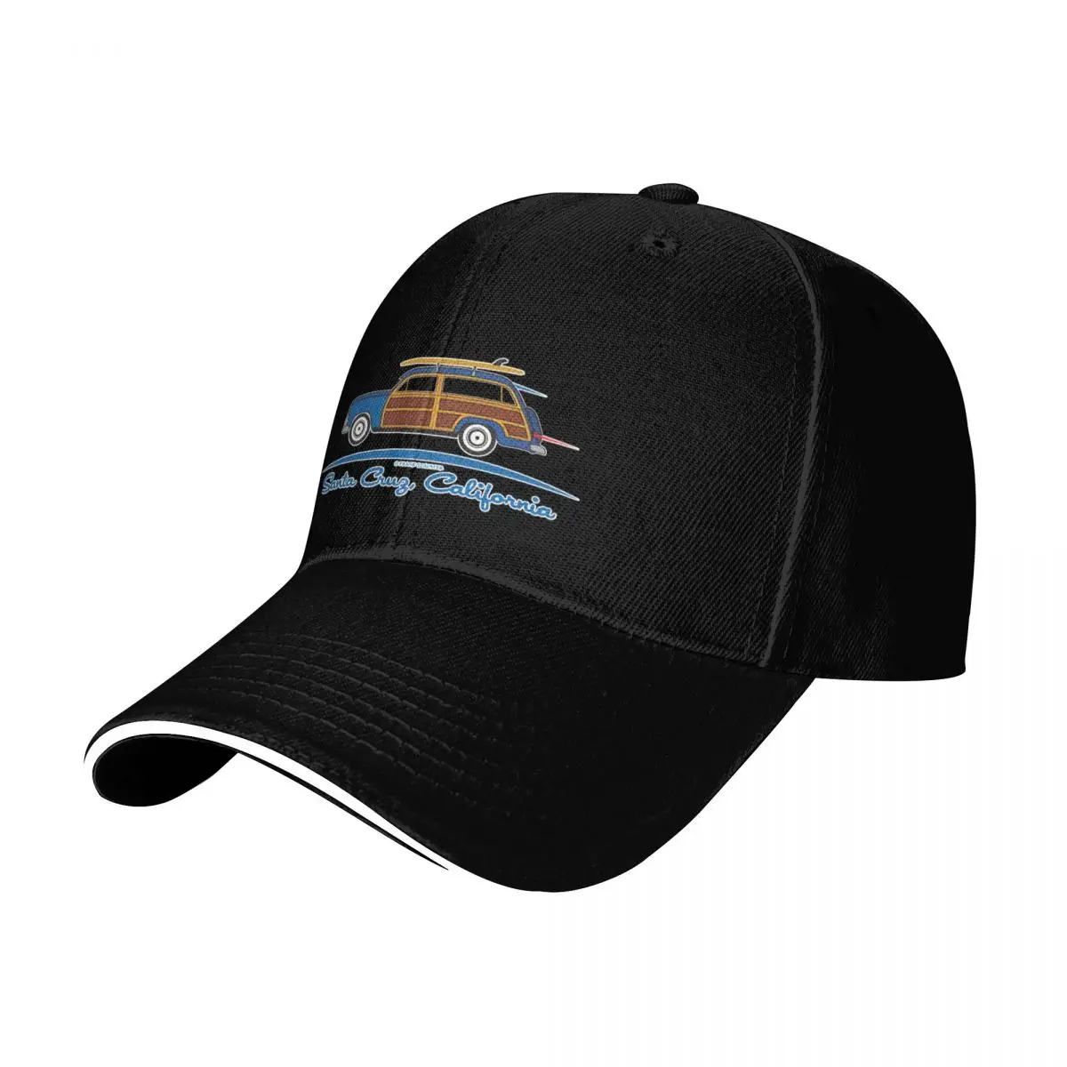 

Woody Woodie Gone Surfing Santa Cruz California Sticker Lite Baseball Cap Fashion Beach Unique hats Mens Hats Women's