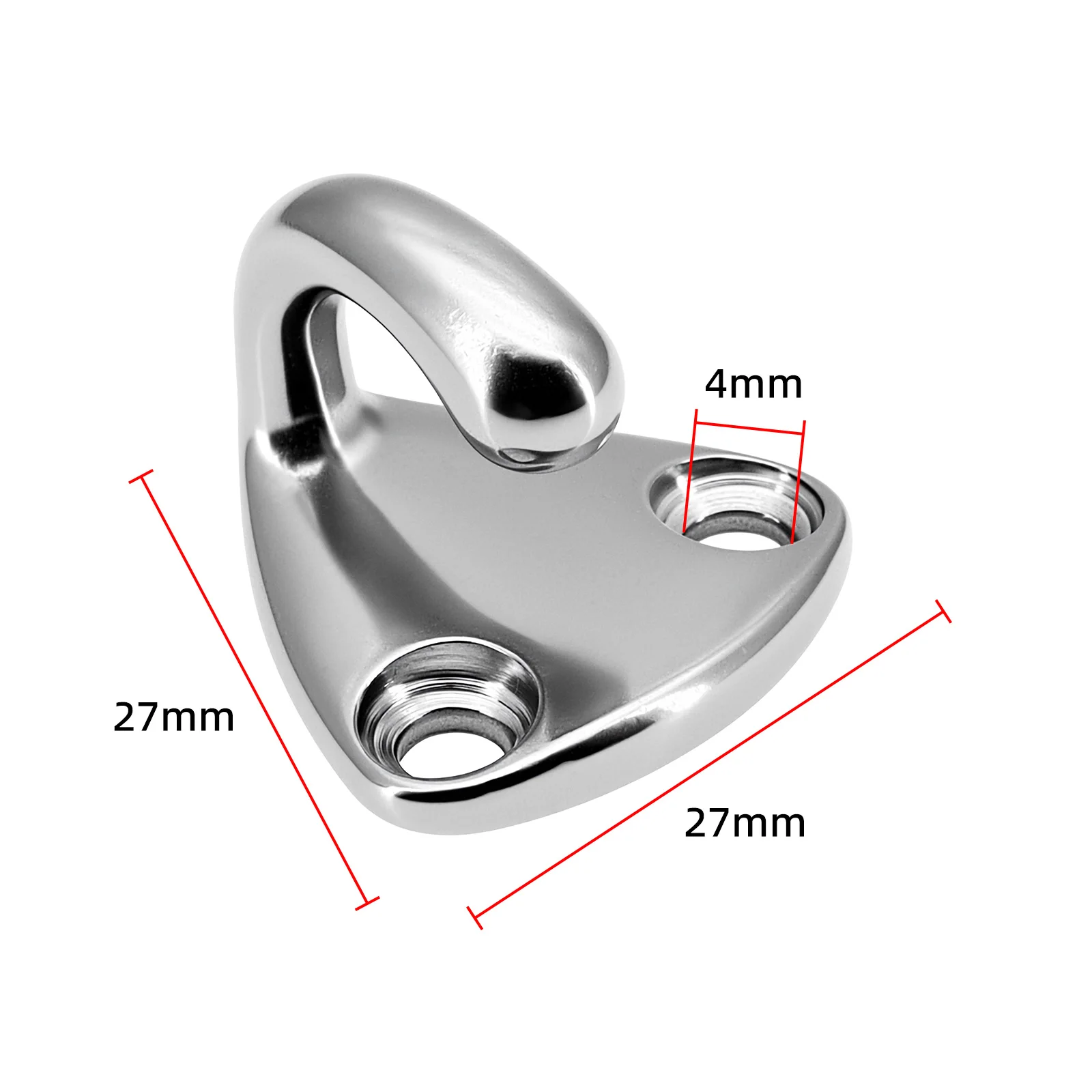 Crochet de garde-boue de sanglier marin en acier inoxydable, Mini crochet de garde-boue de bateau, matériel marin, corde de fixation, accessoires de bateau, 1/2/5/10/20 pièces