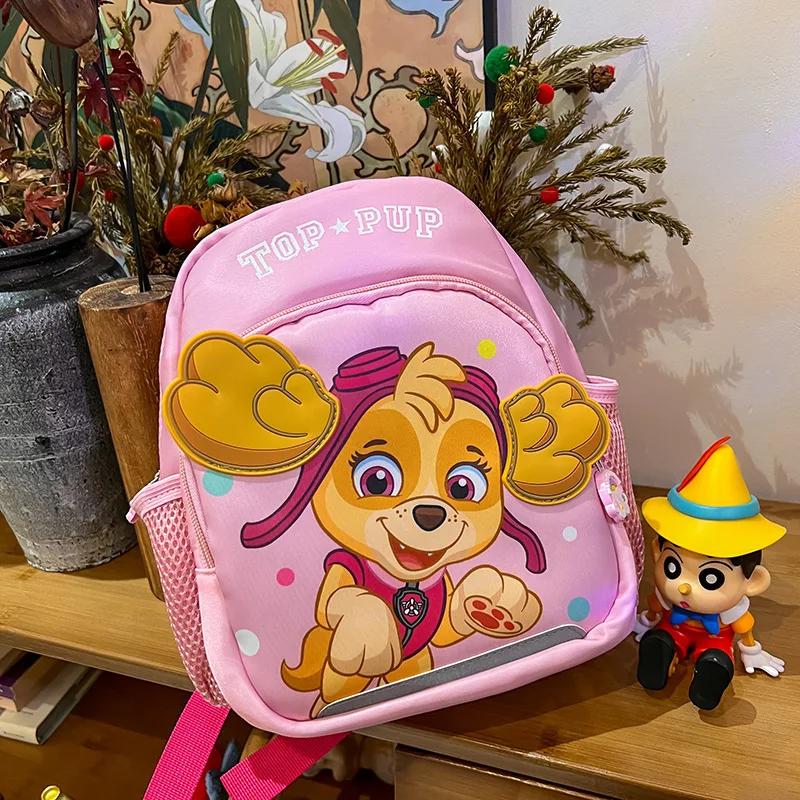 Mochila Original de la patrulla canina Chase Skye para niños, mochila escolar de alta calidad para preescolar, mochila de viaje para jardín de infantes