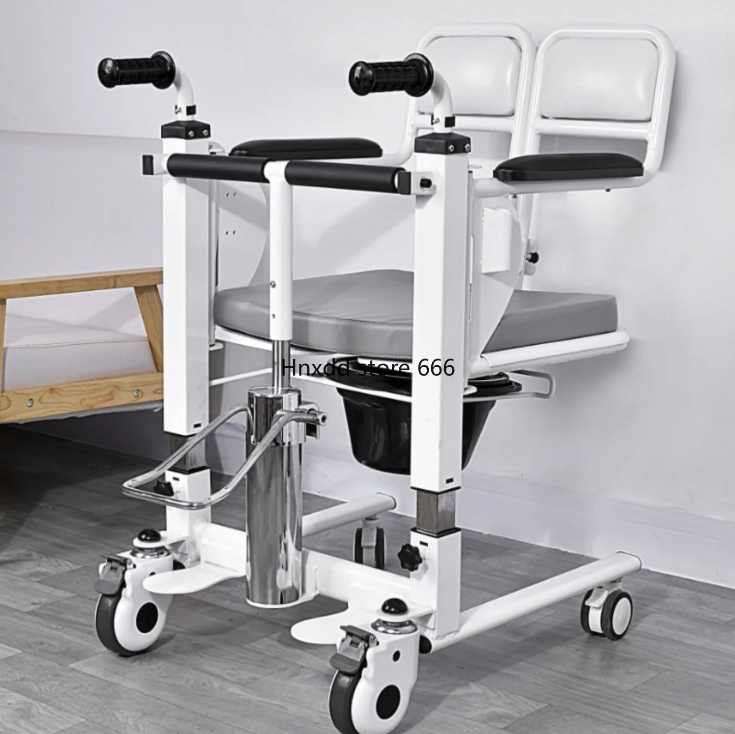 Nursing transfer device Multifunctional transportation Hydraulic lift Household toilet chair