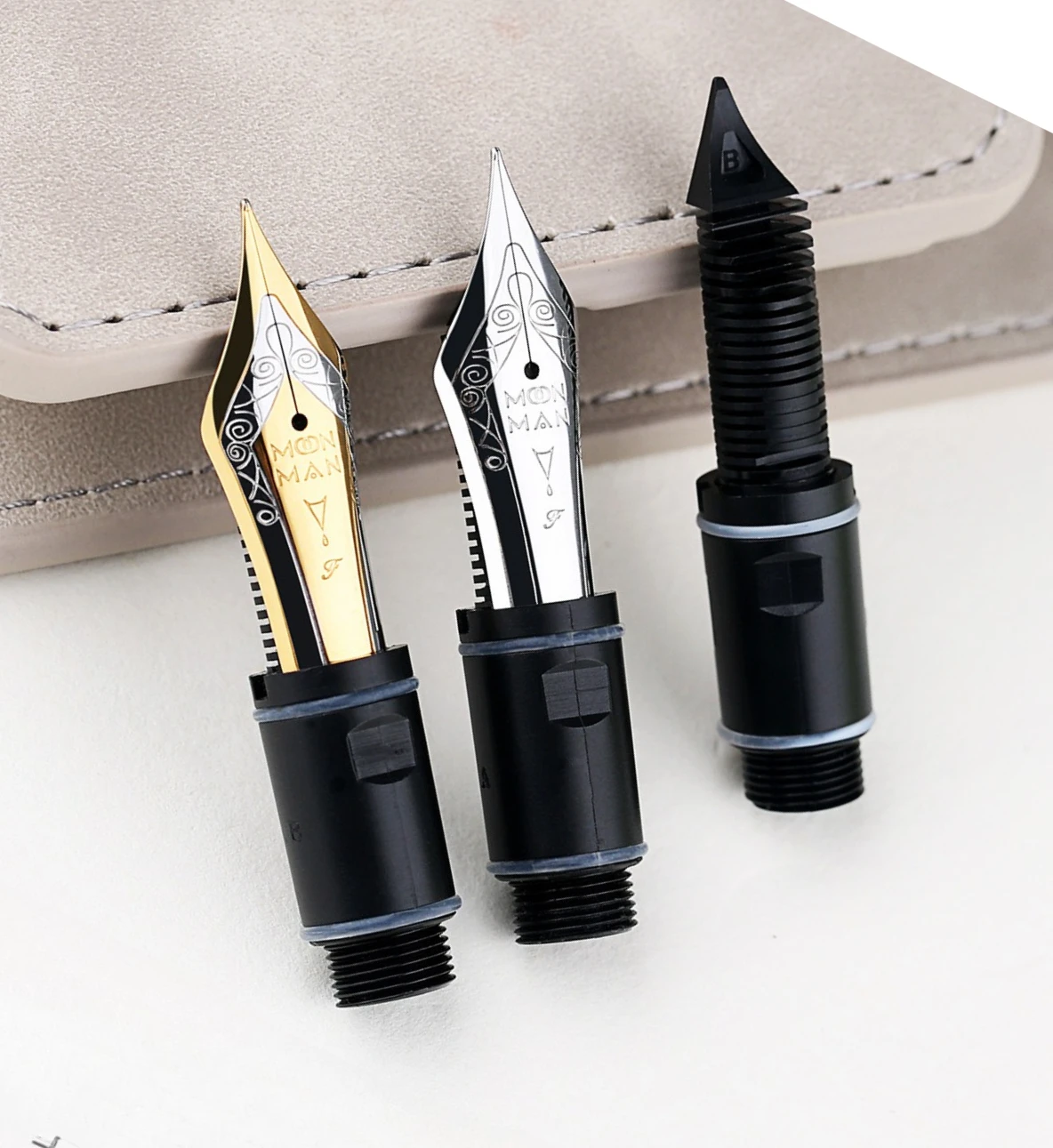 MAJOHN No.8 #40 Fountain Pen Nib EF/F/M Size Original Spare Assembly Nib Set Only for Majohn P141 Writing Accessories