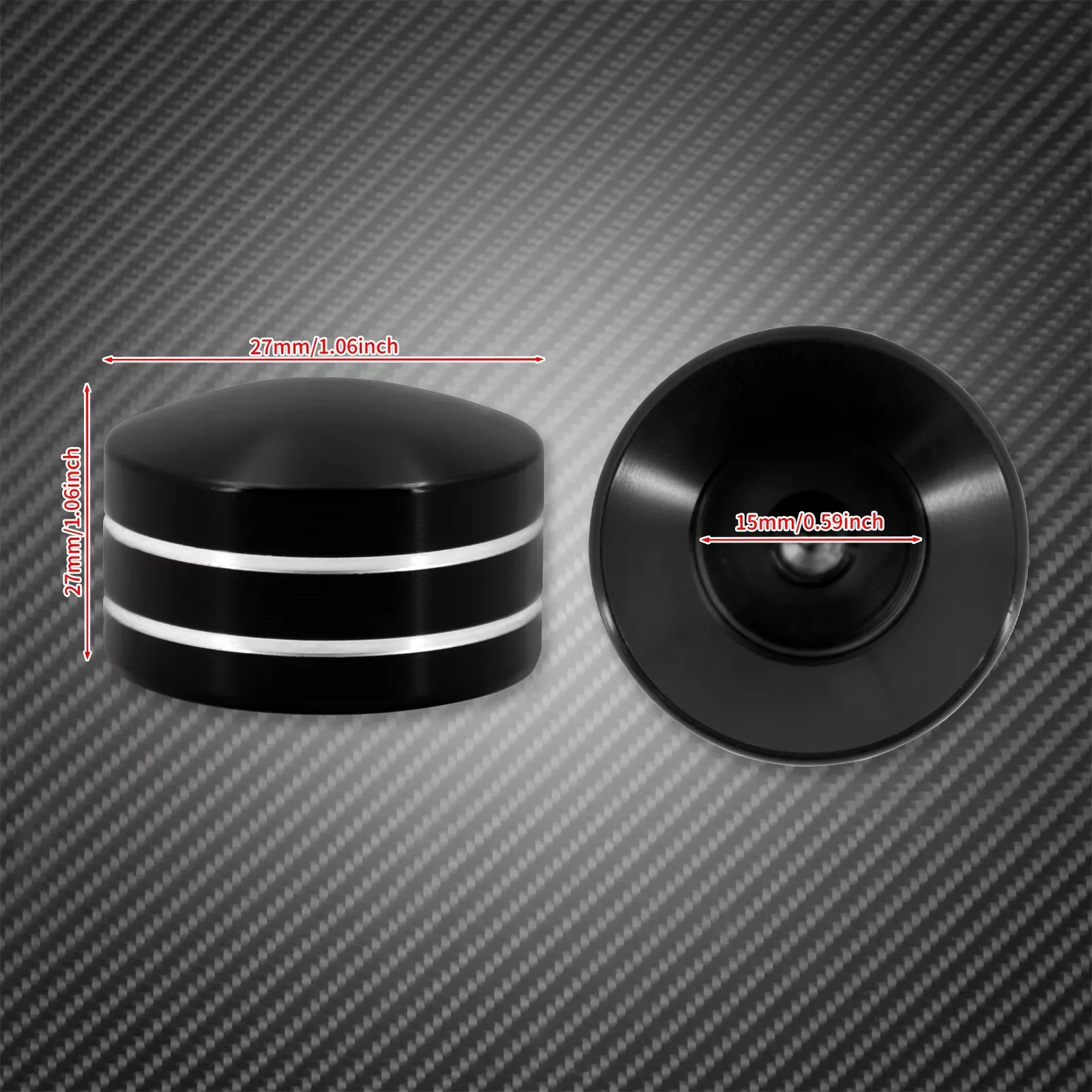 Cubierta de bujía de motocicleta, tapas de perno de cabeza para Harley Sportster XL 883 1200 48 Twin Cam Touring 1999-2017