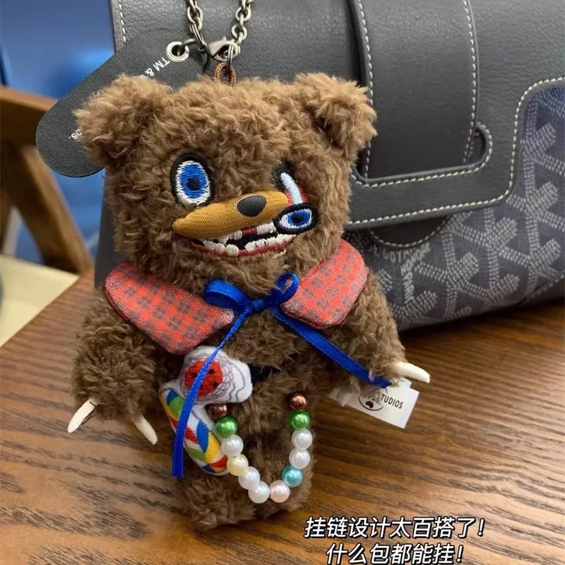 

Goods In Stock!! Halloween Limited Horror Bear Bag Hanging Pendant Plush Pendant Bag Keychain Pendant