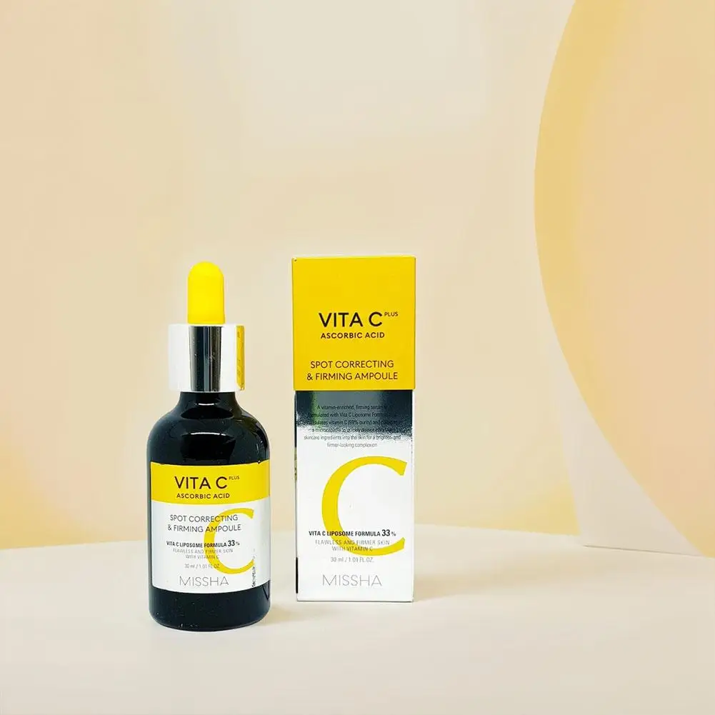 MISSHA VITE C Essence 30 مل ترطيب لشد البشرة ومضاد للعيوب يقلل الخطوط الدقيقة ويقلل من الترهل ويخفف الجفاف