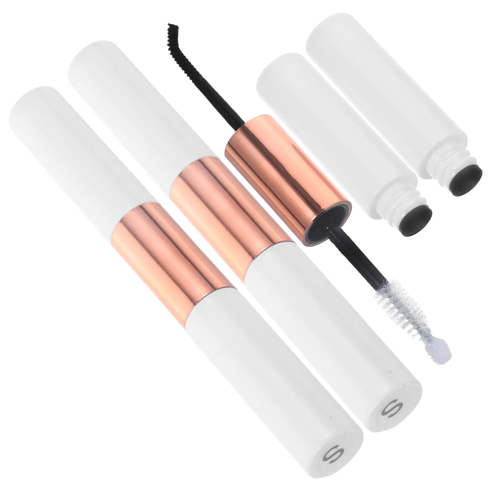 

3 Pcs Double Head False Eyelash Glue Extension Plastic Shell Bond and Seal Glues