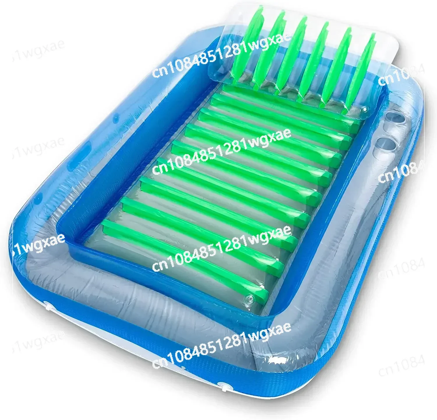 

Plastic Inflatable Water Swimming Bed Mattress Float with Pillow PVC Inflatable Tanning Pool Suntan Tub