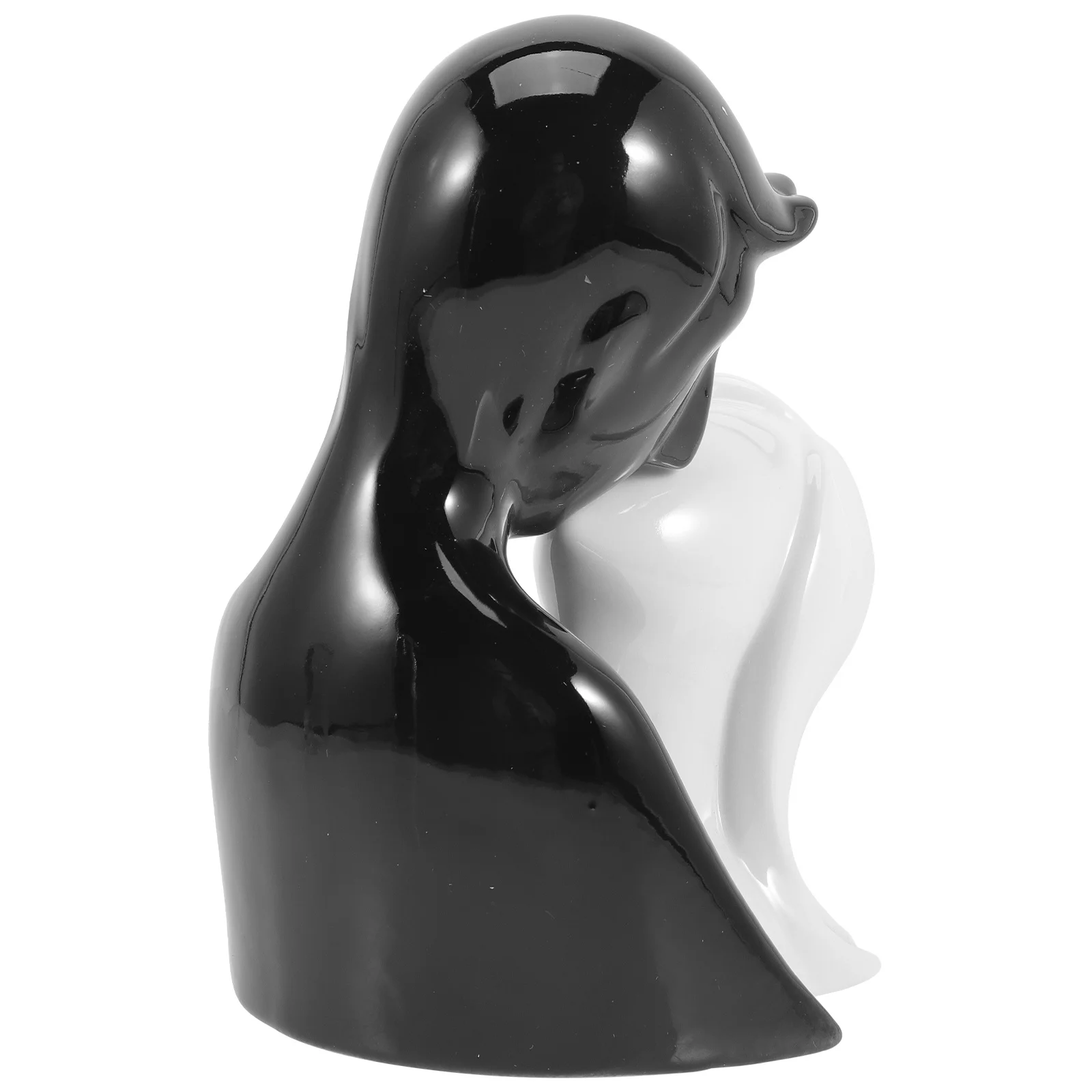 

Ceramic Couple Abstract Home Decor Statue for Living Room Bedroom Office Wedding Room Cafe Desktop Decoration Art Decr