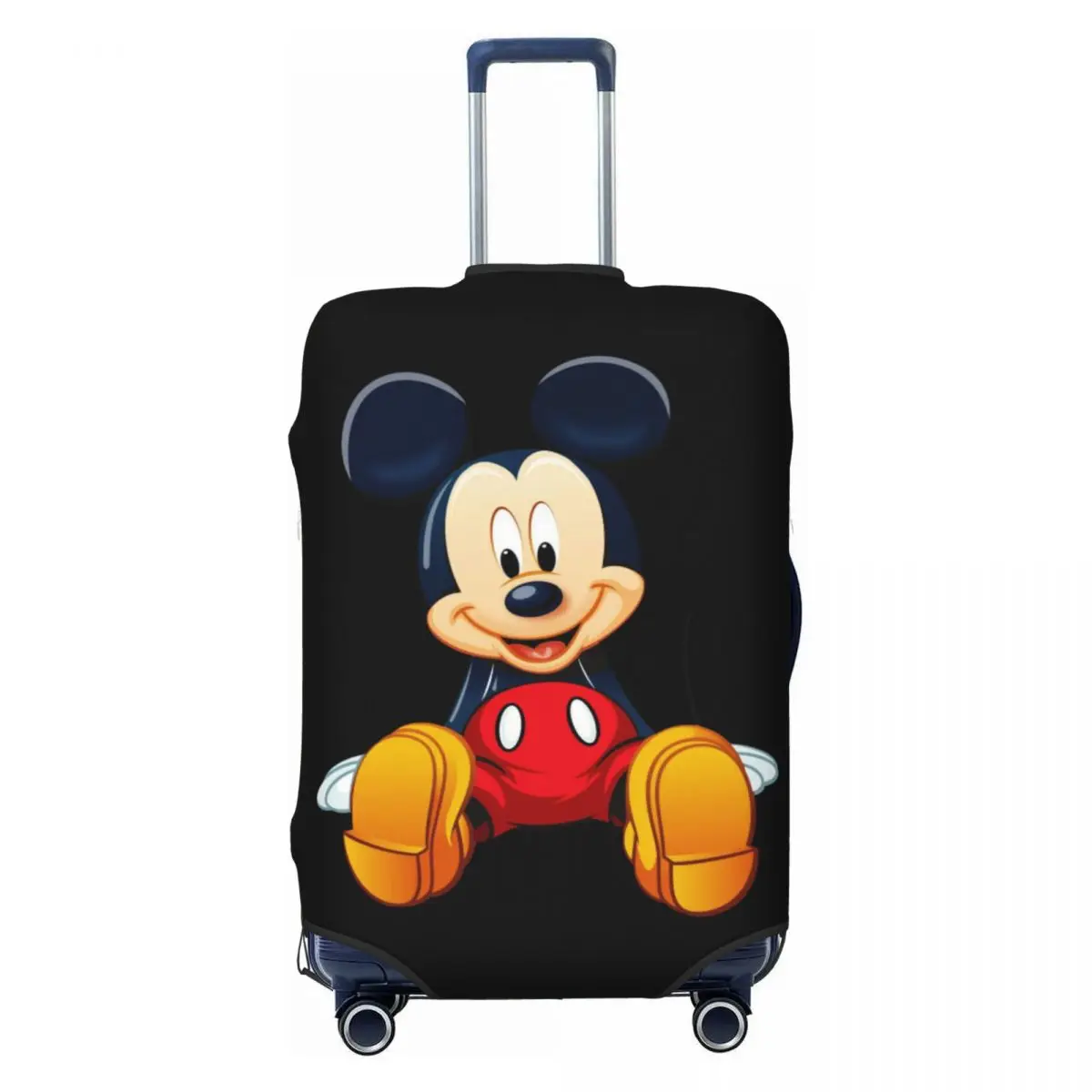 Custom Fashion Mickey Mouse Luggage Cover Protector Elastic Travel Suitcase Covers