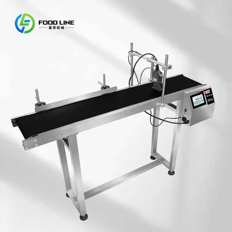 Custom Made Factory Price  Conveyor Industrial Automatic Batch Coding Machine Inkjet Printer