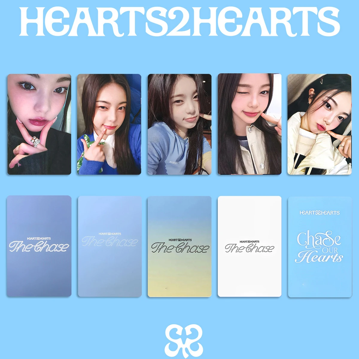 hearts2hearts ステラ中国kms 限定トレカ 5枚セット 5 ピース/セット KPOP Hearts2Hearts 新アルバムチェイスフォトカード