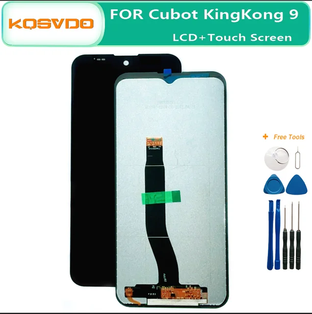 6,58 "oryginał dla Cubot KingKong 9 wyświetlacz LCD + wymiana zespołu ekranu dotykowego dobrze przetestowany dla Cubot King Kong 9 LCD