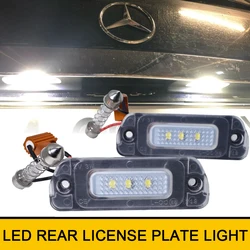 2Pcs LED Rear License Number Plate Lights For Mercedes-Benz R-Class W251 V251 X164 ML 63 AMG W164 ML 300 ML 320 ML 350 GL 320