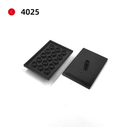 Small Granular Building Blocks 4025 Part Train Bogie Plate(Tile, Modified 6x4 with 5mm Pin) DIY Train Parts 4x6 Diversion Plate
